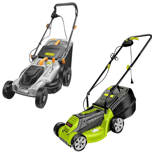 2400W Electric Walk-Behind Lawn Mower — 3,600 RPM Motor